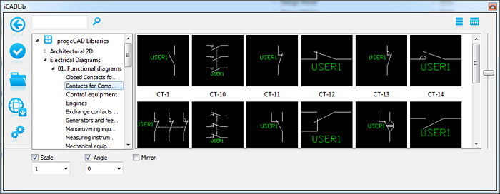 electrical library for autocad